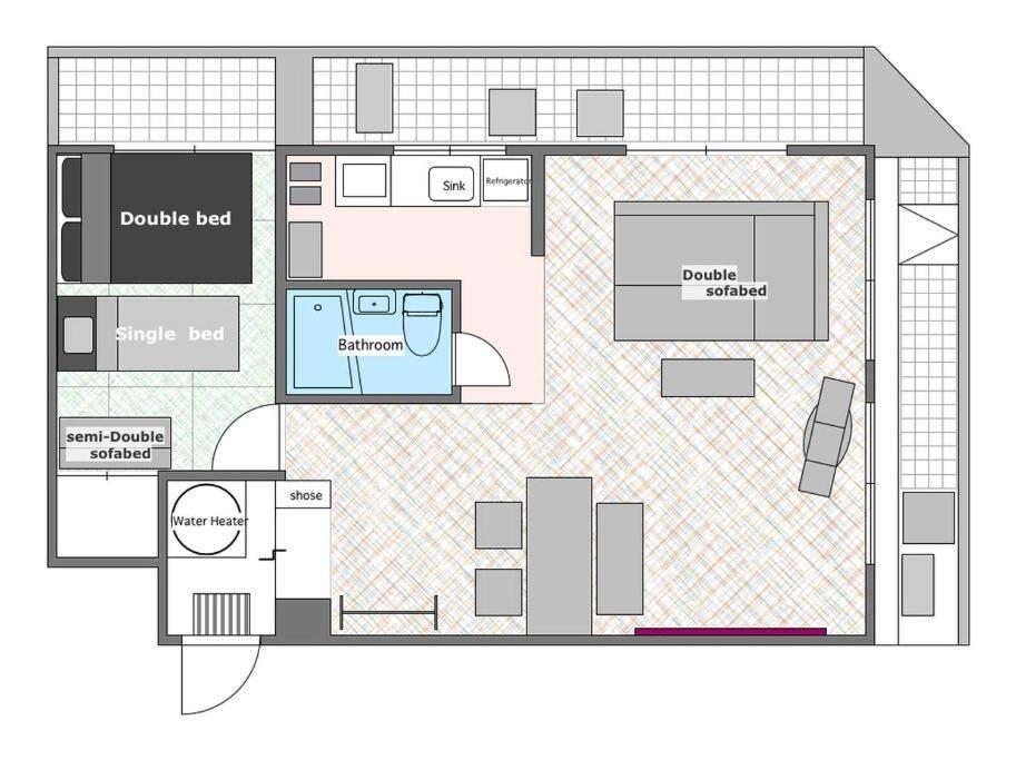 Shinjuku 3 Min Walk From Station #projector #oh2 Apartamento